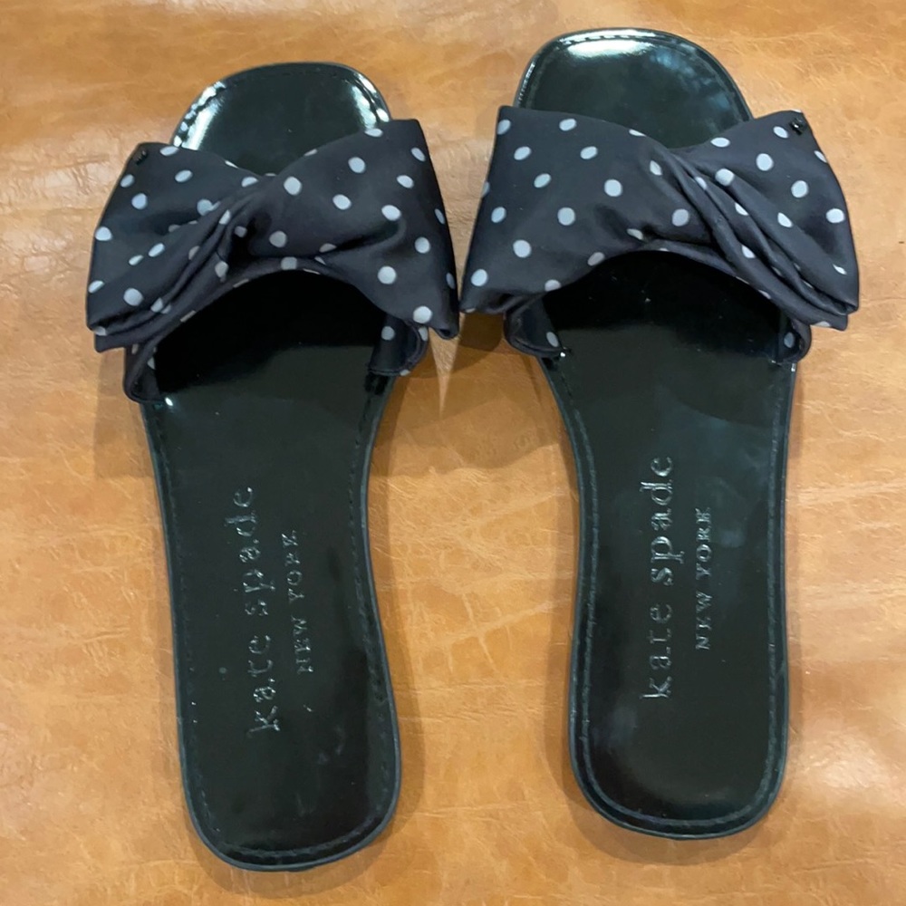Kate Spade bikini bow slide sandals
